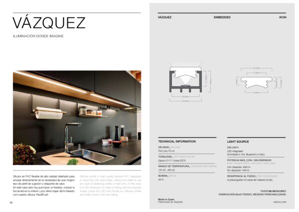 Perfil LED IKON VÁZQUEZ - Imagen 2