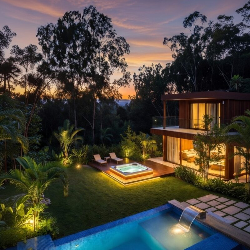 Jardin iluminacion IKON Jardin iluminacion IKON resistente al agua y la humedad