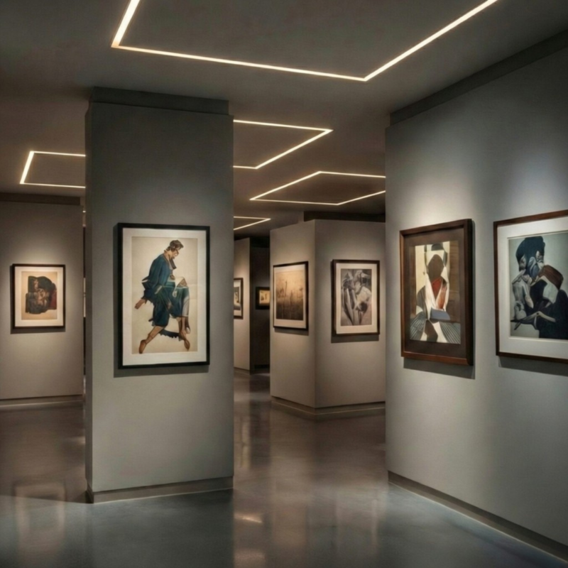 museo led Skyled Ikon museo con Led Ikon Skyled en el techo