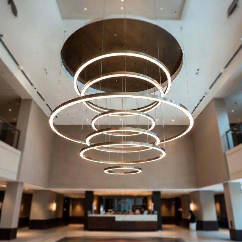 Luminaria Ikon recepción de hoteles